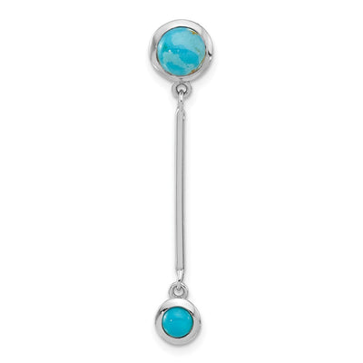 Sterling silver turquoise chain