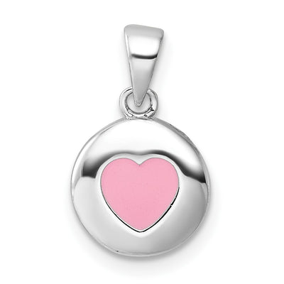 Sterling silver heart pendant