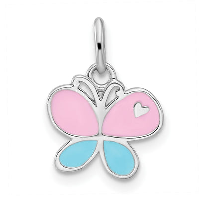 Sterling silver butterfly pendant