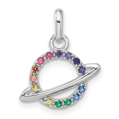 Sterling silver crystal pendant