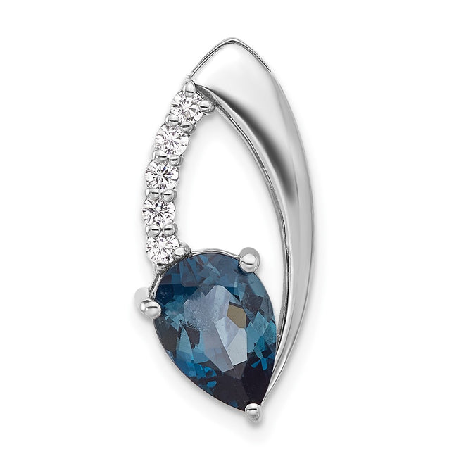 Sterling silver cubic zirconia chain
