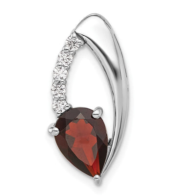 Sterling silver cubic zirconia chain