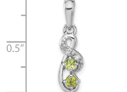 Sterling Silver Pendants Style QP5862PE - Classique Jewelry Inc.