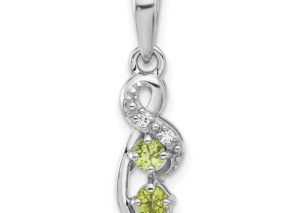 Sterling Silver Pendants Style QP5862PE - Classique Jewelry Inc.