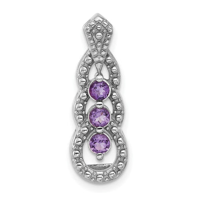 Sterling silver amethyst chain