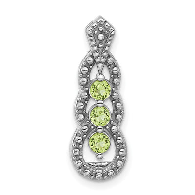 Sterling silver peridot chain