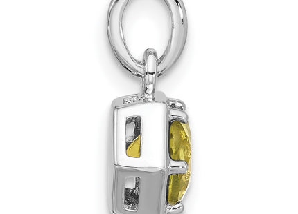 Sterling Silver Pendants Style QP5870PE - Classique Jewelry Inc.