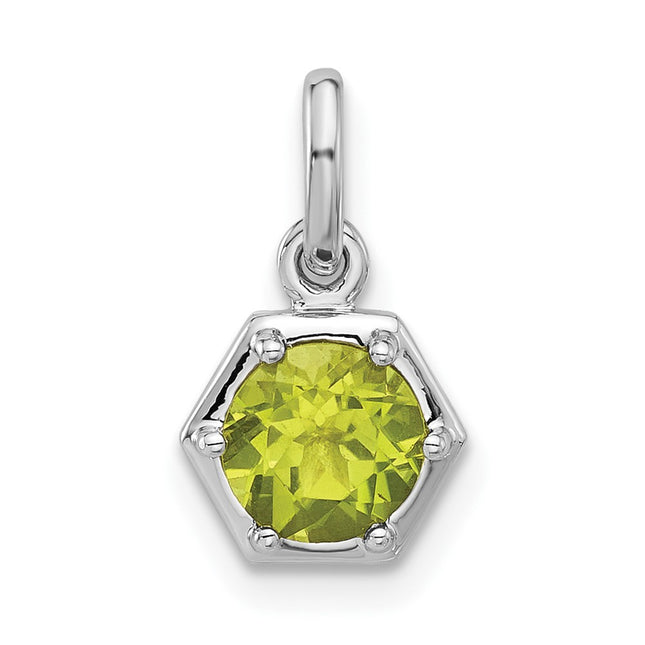 Sterling Silver Pendants Style QP5870PE - Classique Jewelry Inc.