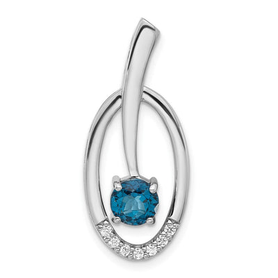 Sterling silver cubic zirconia chain