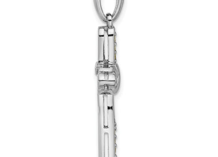 Sterling Silver Pendants Style QP5877PE - Classique Jewelry Inc.