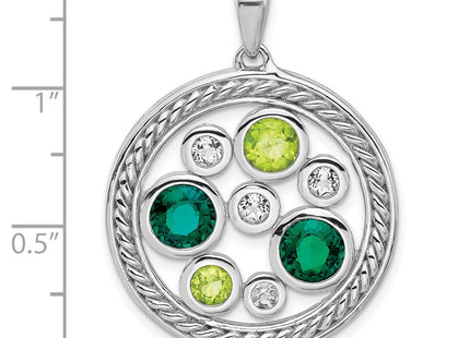 Sterling Silver Pendants Style QP5898PE - Classique Jewelry Inc.