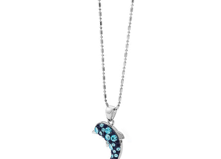 Sterling silver crystal pendant, additional view