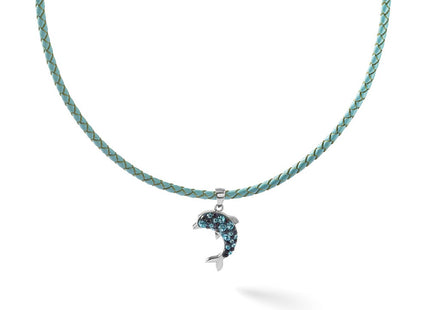 Sterling silver crystal pendant