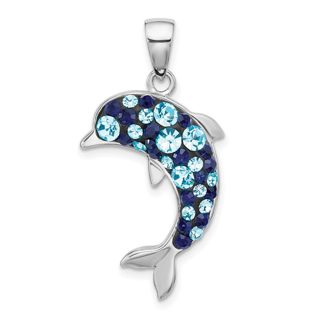 Sterling silver crystal pendant