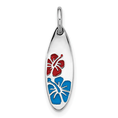 Sterling silver flower pendant