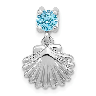 Sterling silver cubic zirconia chain