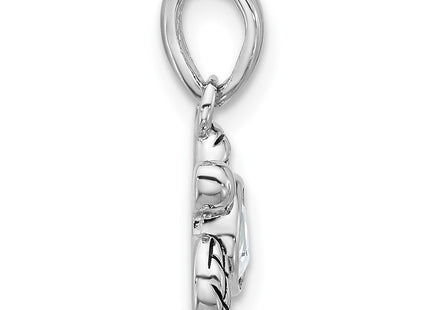 Sterling Silver Pendants Style QP5920APR - Classique Jewelry Inc.