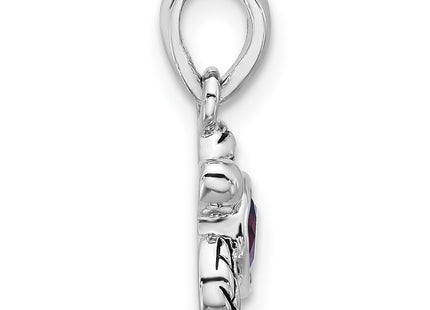 Sterling Silver Pendants Style QP5920FEB - Classique Jewelry Inc.