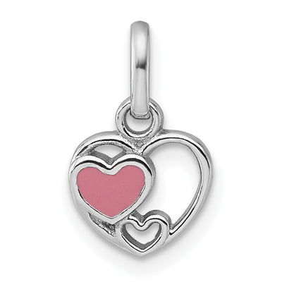 Sterling silver heart pendant