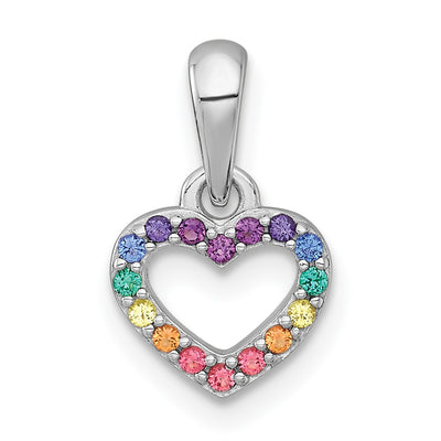 Sterling silver heart pendant