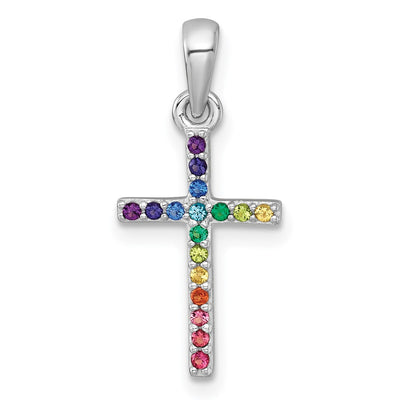 Sterling silver cross pendant