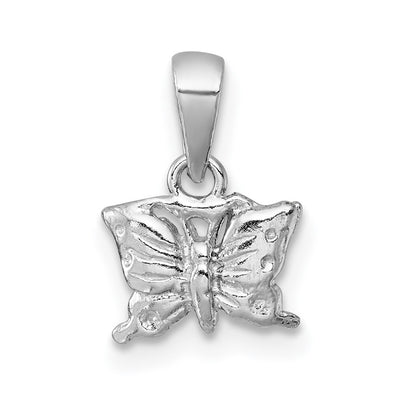 Sterling silver butterfly pendant