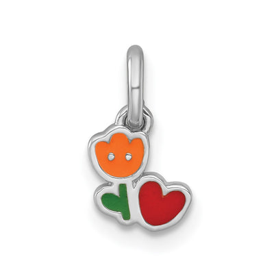 Sterling silver heart pendant