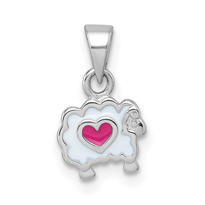 Sterling silver heart pendant