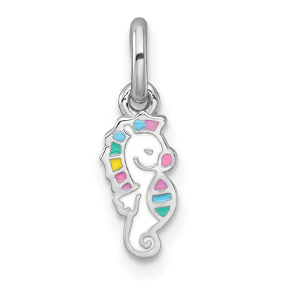 Sterling silver seahorse pendant