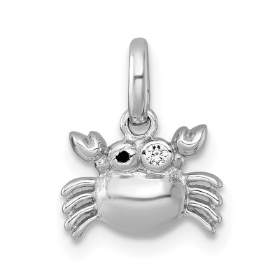 Sterling silver cubic zirconia pendant