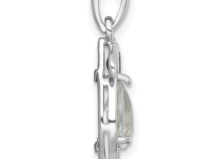 Sterling Silver Pendants Style QP5995AG - Classique Jewelry Inc.