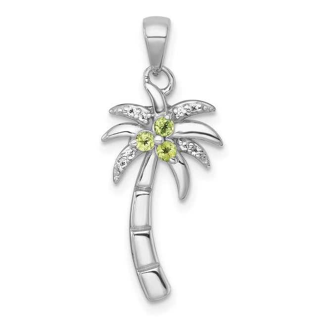 Sterling Silver Pendants Style QP5996PE - Classique Jewelry Inc.