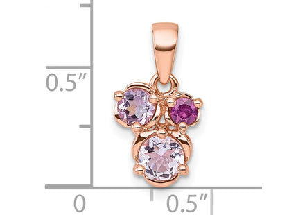 SS/Rose Plated Pendants Style QP5999PQ - Classique Jewelry Inc.