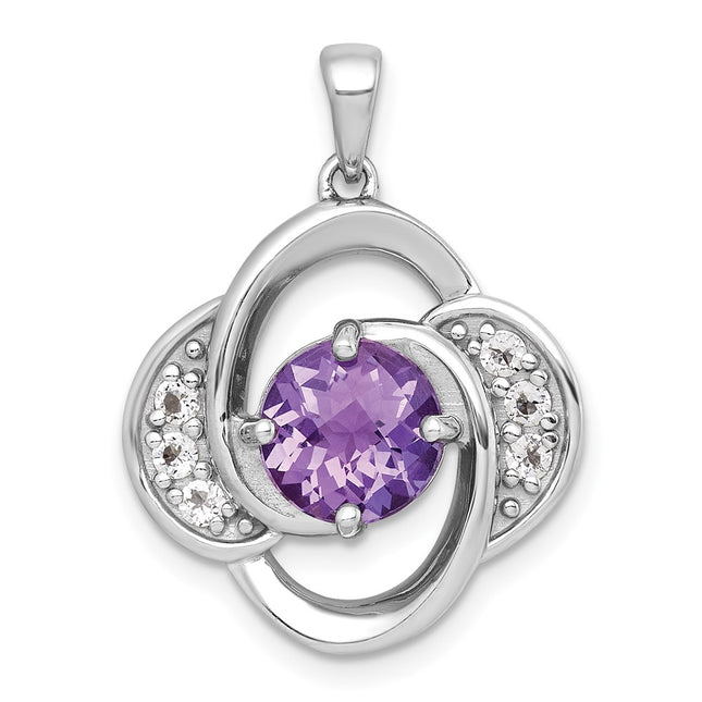 Sterling Silver Pendants Style QP6010AM - Classique Jewelry Inc.