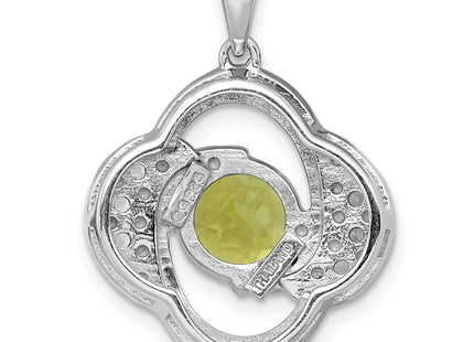 Sterling Silver Pendants Style QP6010PE - Classique Jewelry Inc.