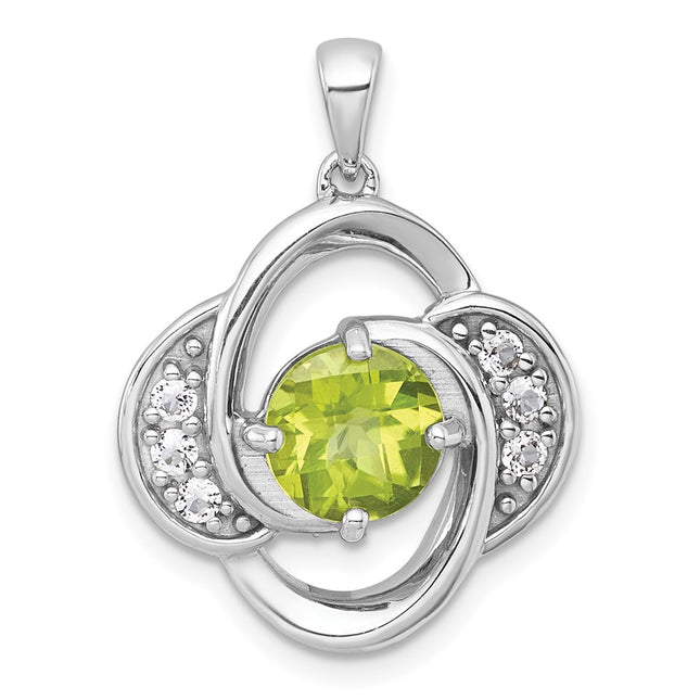 Sterling Silver Pendants Style QP6010PE - Classique Jewelry Inc.