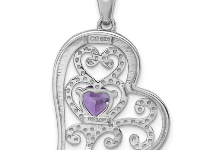 Sterling Silver Pendants Style QP6013AM - Classique Jewelry Inc.