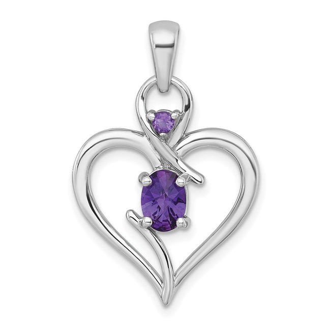 Sterling Silver Pendants Style QP6014AM - Classique Jewelry Inc.