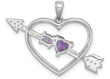 Sterling Silver Pendants Style QP6017AM - Classique Jewelry Inc.