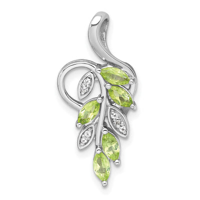 Sterling silver peridot chain