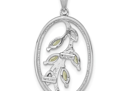 Sterling Silver Pendants Style QP6021PE - Classique Jewelry Inc.
