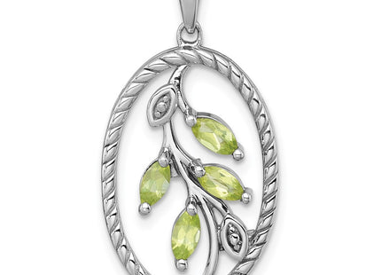Sterling Silver Pendants Style QP6021PE - Classique Jewelry Inc.