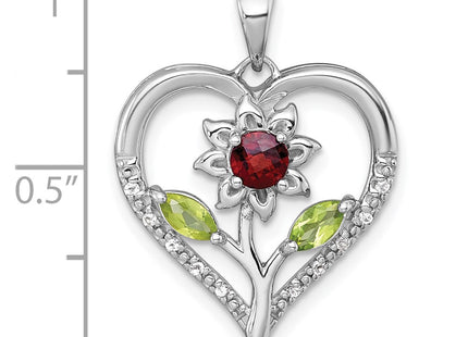 Sterling Silver Pendants Style QP6022GA - Classique Jewelry Inc.