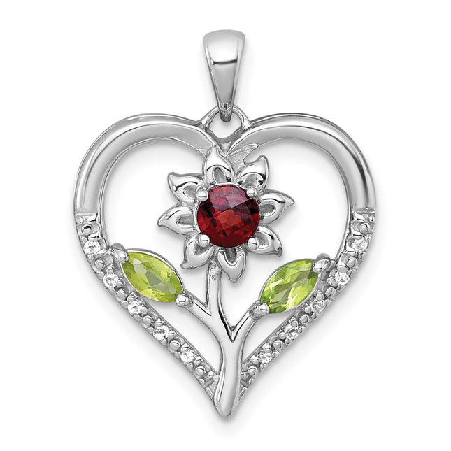 Sterling Silver Pendants Style QP6022GA - Classique Jewelry Inc.