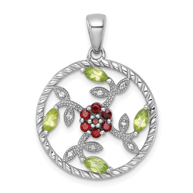 Sterling Silver Pendants Style QP6026GA - Classique Jewelry Inc.