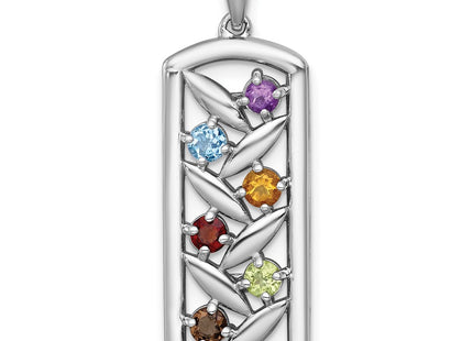 Sterling Silver Pendants Style QP6027RB - Classique Jewelry Inc.