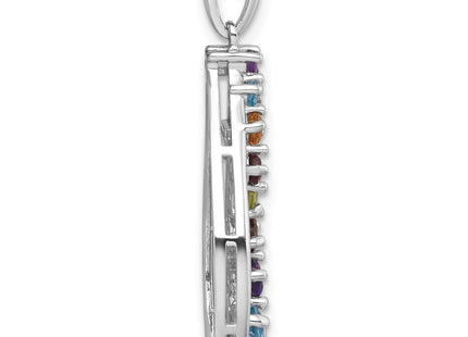 Sterling Silver Pendants Style QP6028RB - Classique Jewelry Inc.