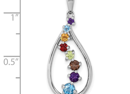 Sterling Silver Pendants Style QP6028RB - Classique Jewelry Inc.