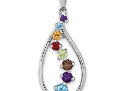 Sterling Silver Pendants Style QP6028RB - Classique Jewelry Inc.