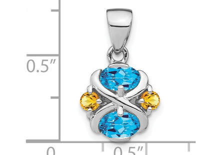 Sterling Silver Pendants Style QP610 - Classique Jewelry Inc.